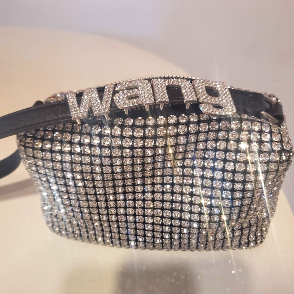 Wanna be a Wang crystal mini bag